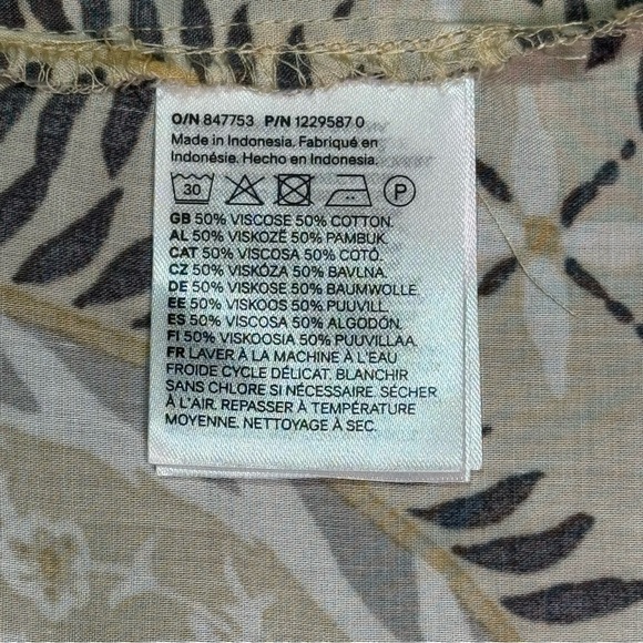 H&M Macramé-belt Boho Tunic Dress size XS oversized Mini - Picture 11 of 13